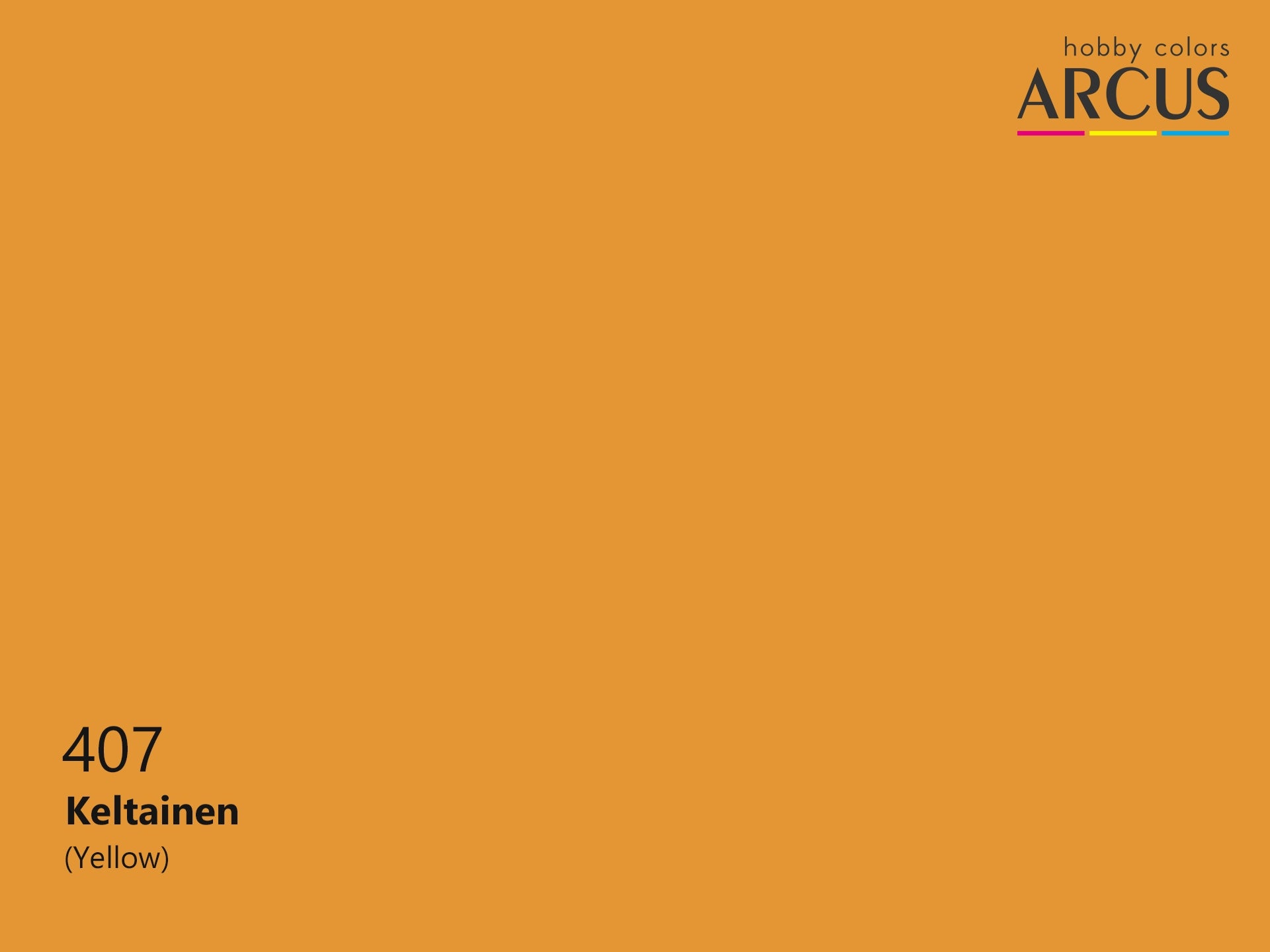 Arcus 407 Yellow color sample
