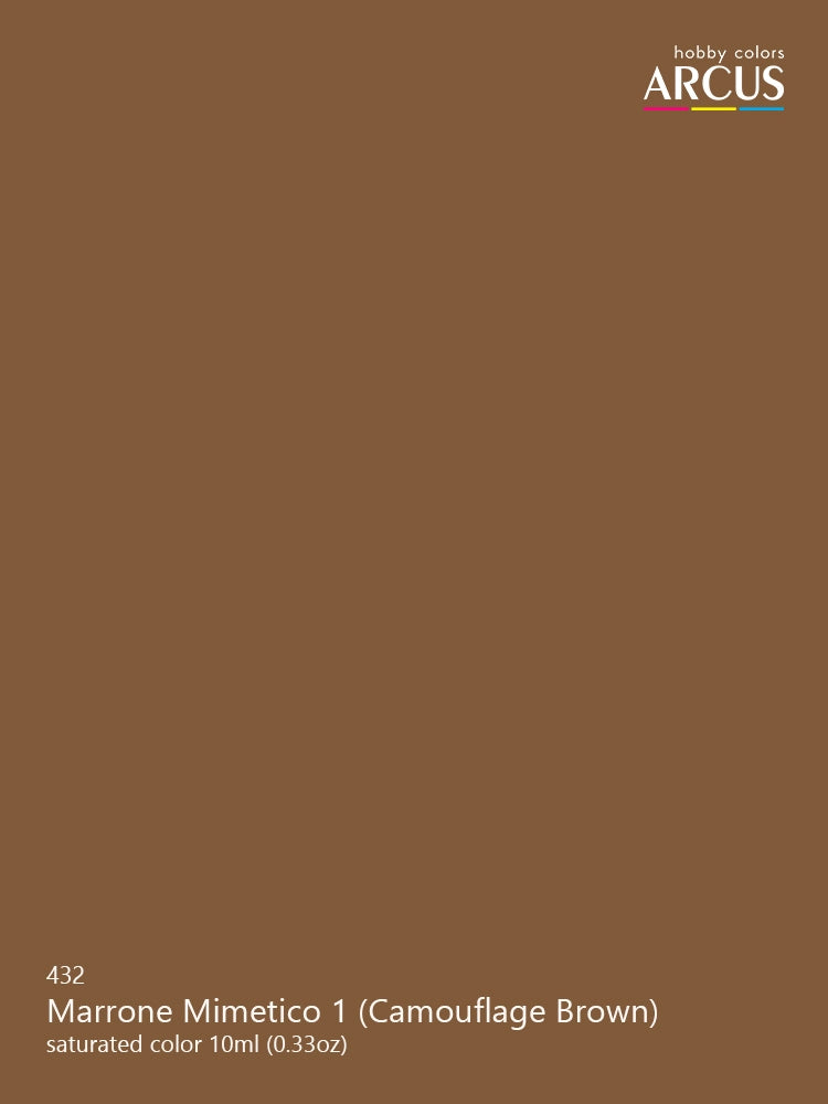 Arcus 432 Camouflage Brown color sample