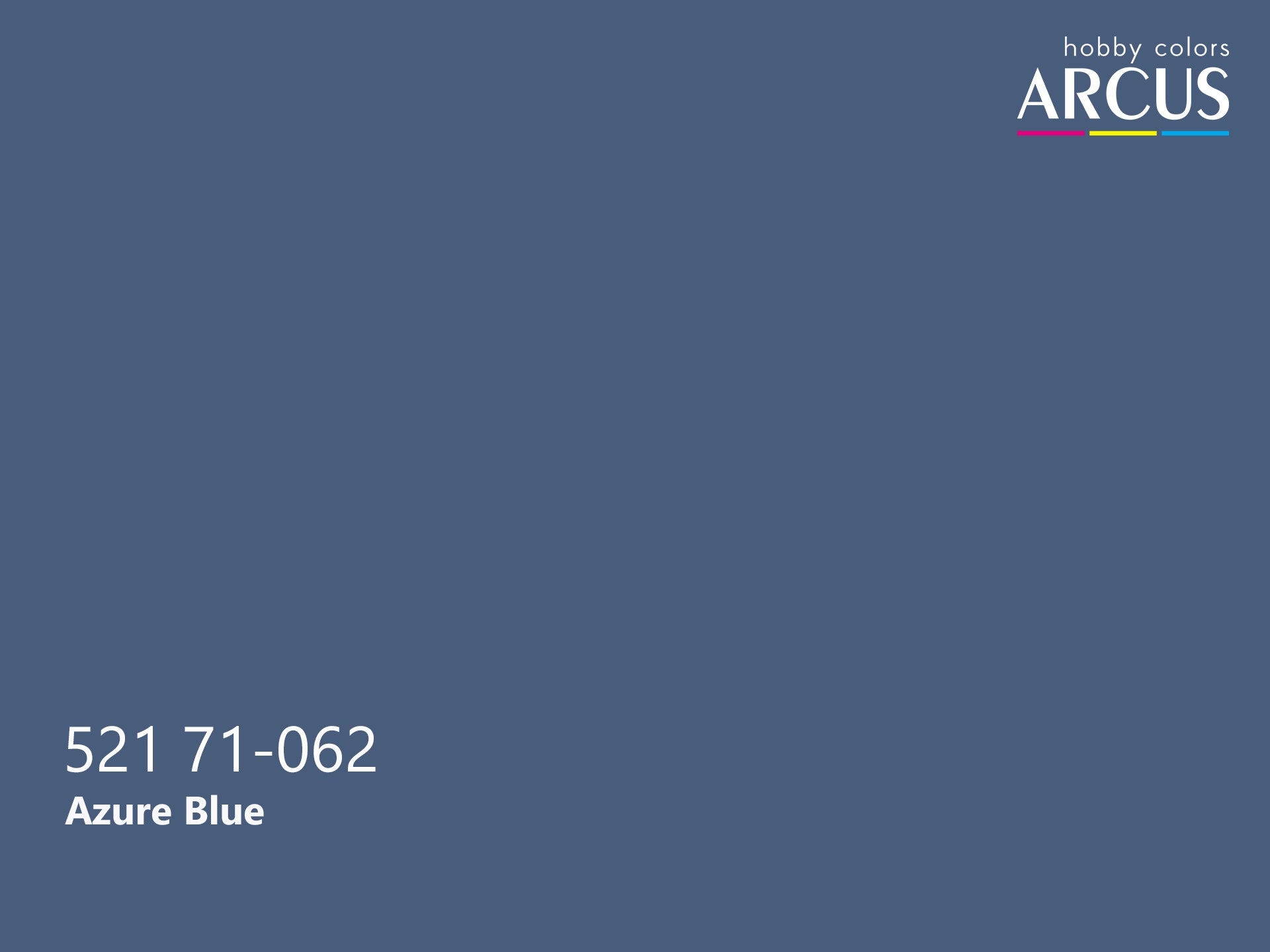 Arcus 521 Azure Blue color sample