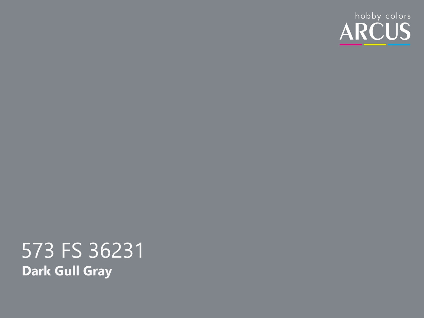 Arcus 573 Dark Gull Gray color sample