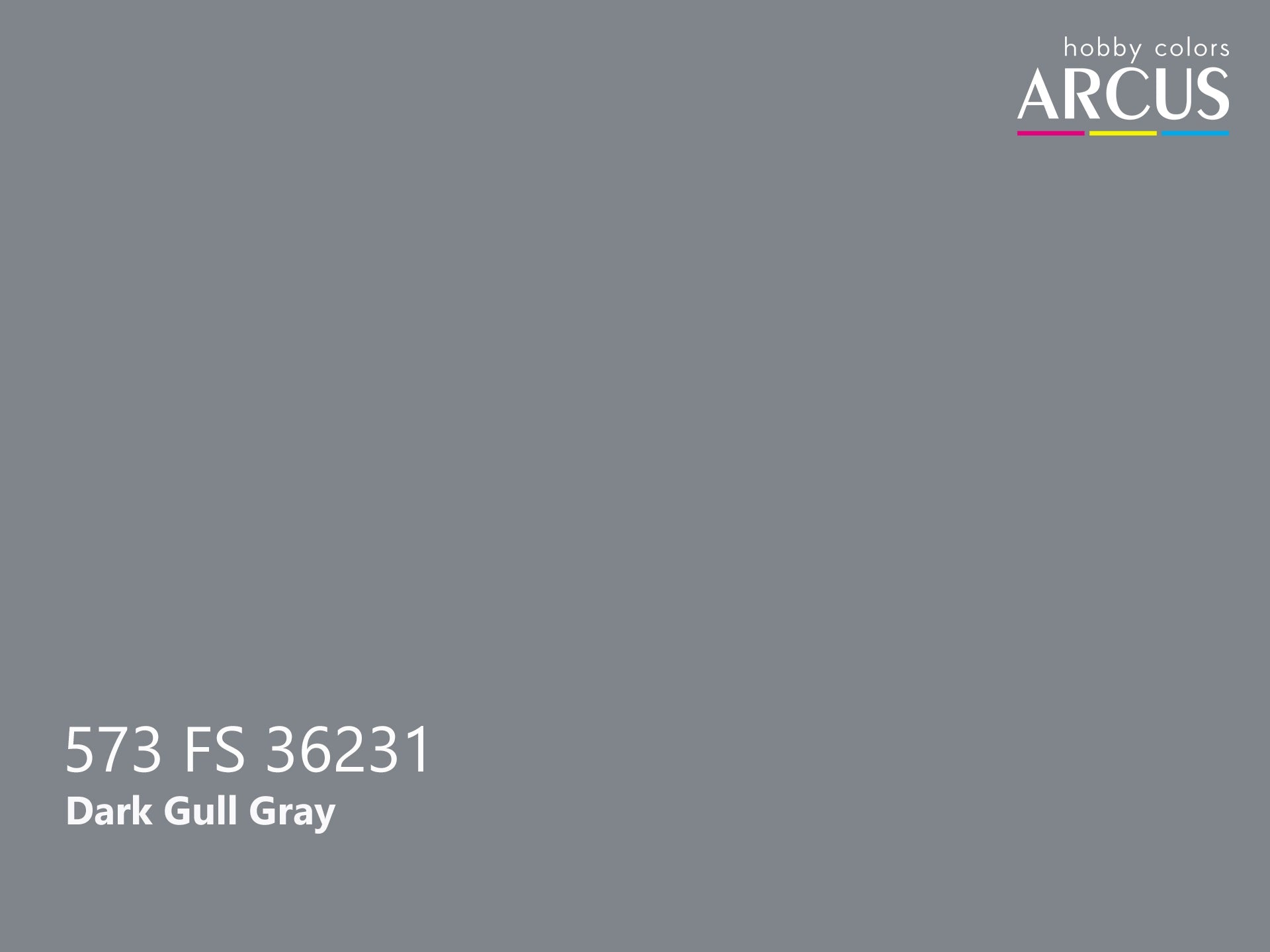 Arcus 573 Dark Gull Gray color sample