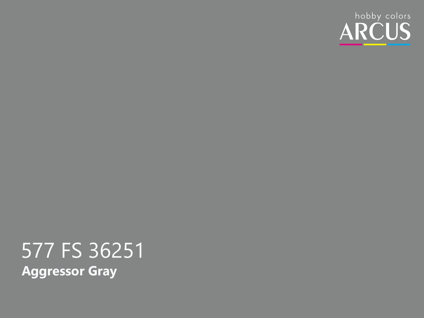 Arcus 577 Aggressor Gray color sample