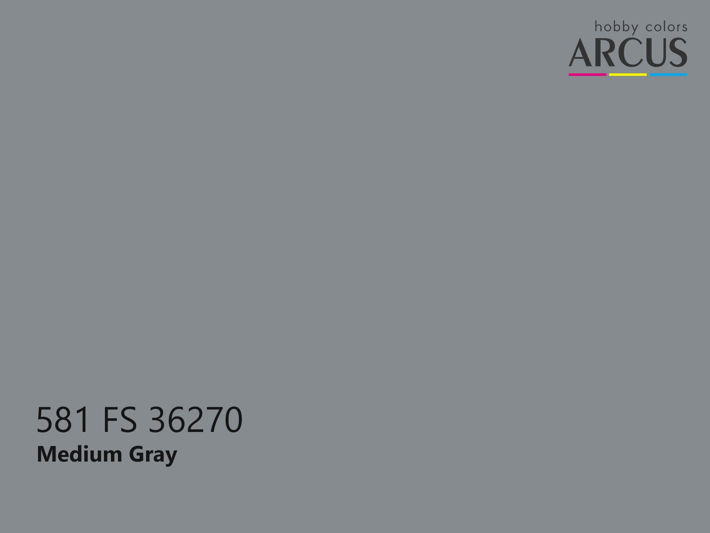 Arcus 581 Medium Gray color sample