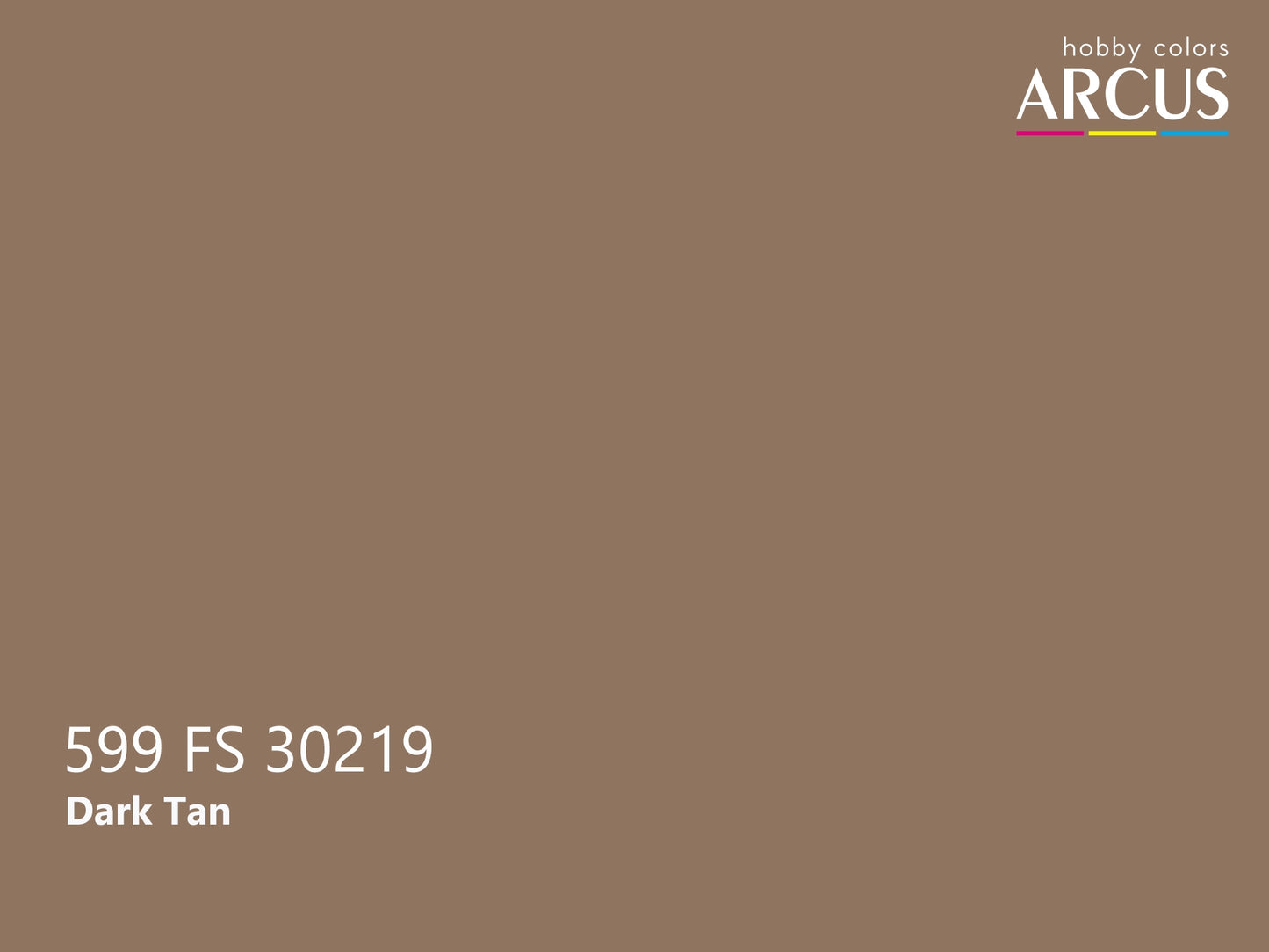 Arcus 599 Dark Tan color sample