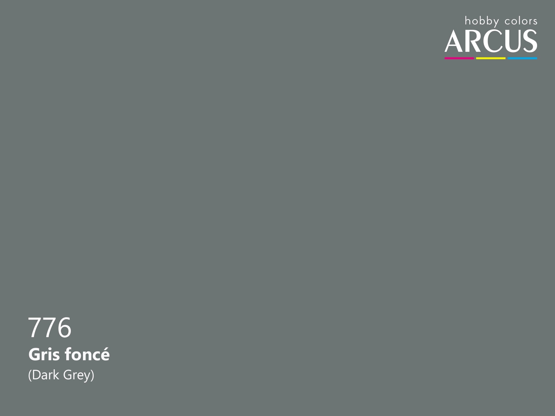 Arcus 776 Dark Grey color sample