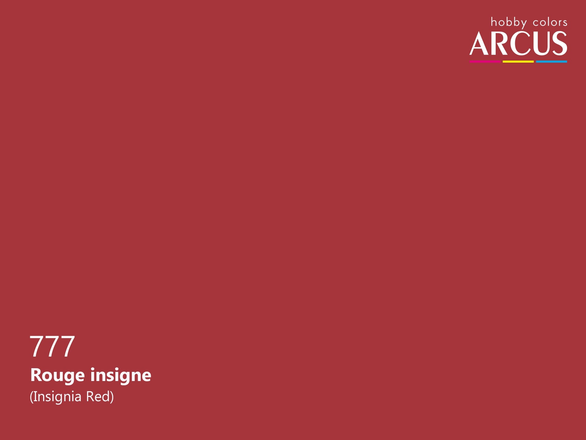 Arcus 777 Insignia Red color sample
