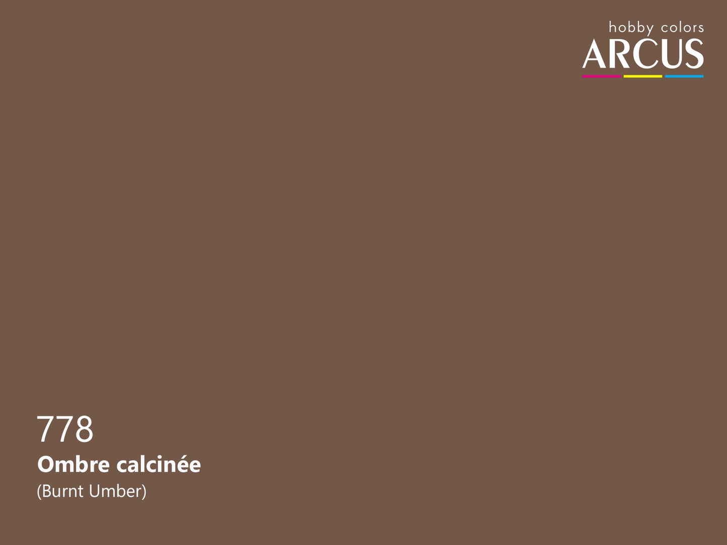 Arcus 778 Burnt Umber color sample