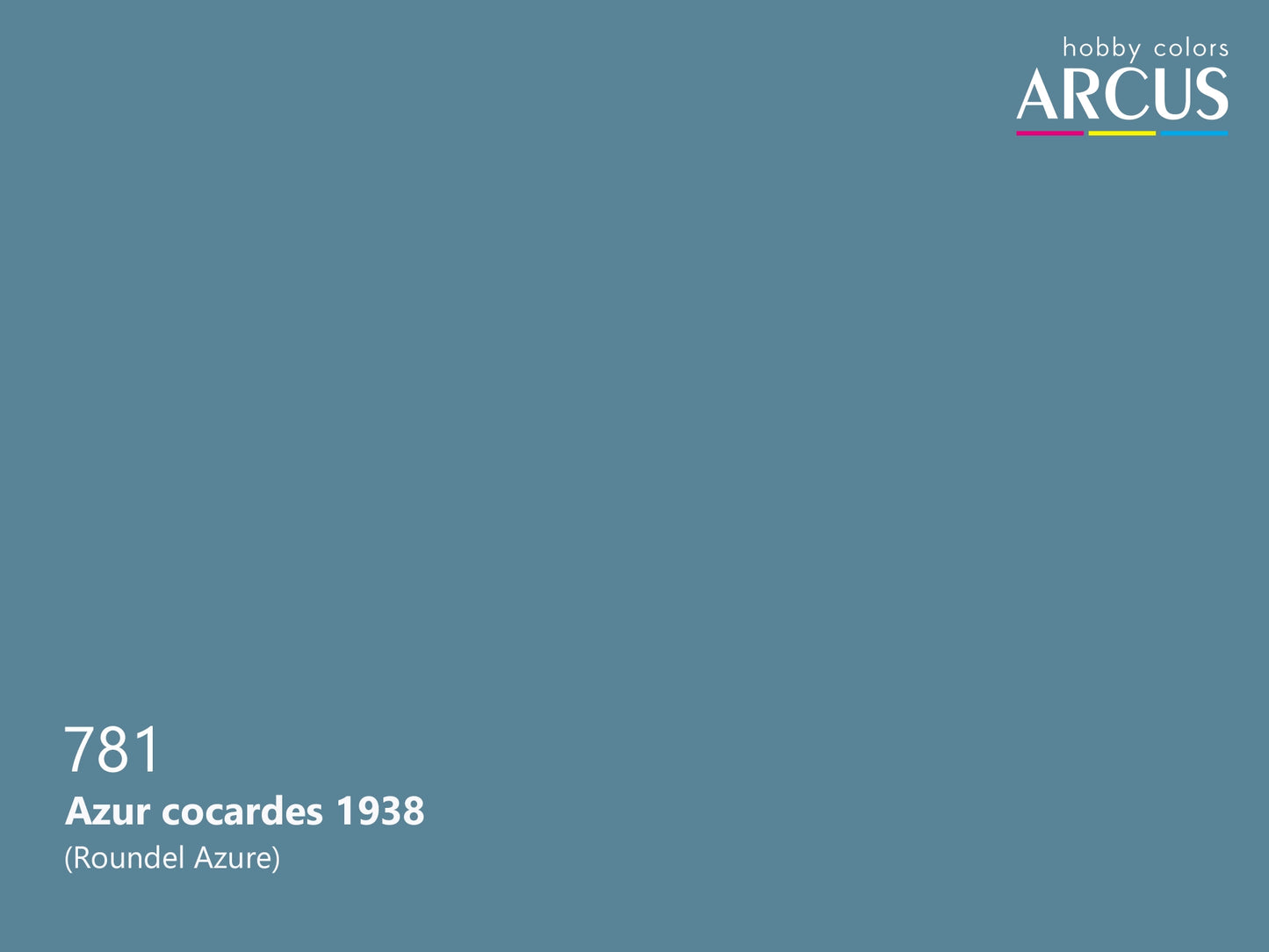 Arcus 781 Roundel Azure color sample