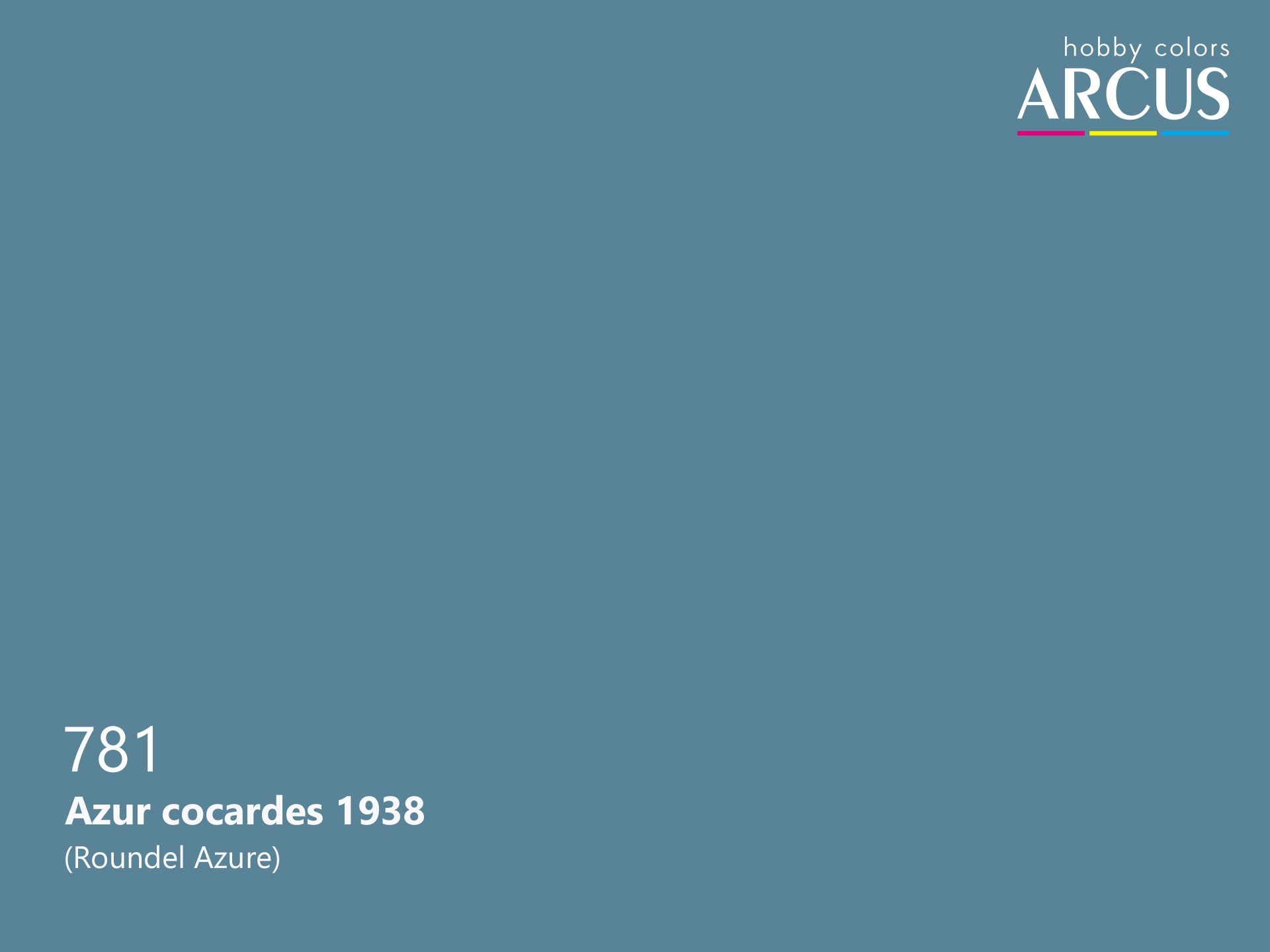Arcus 781 Roundel Azure color sample
