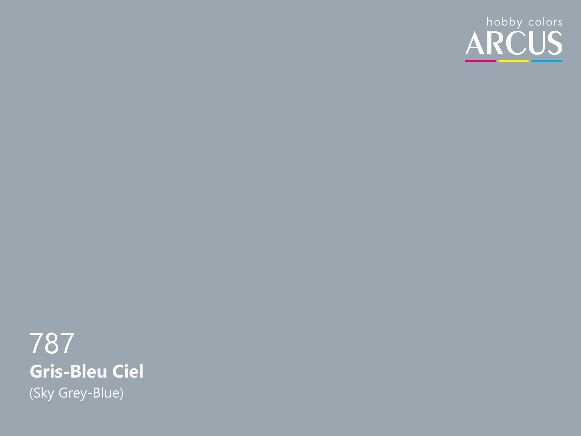 Arcus 787 Sky Grey Blue color sample