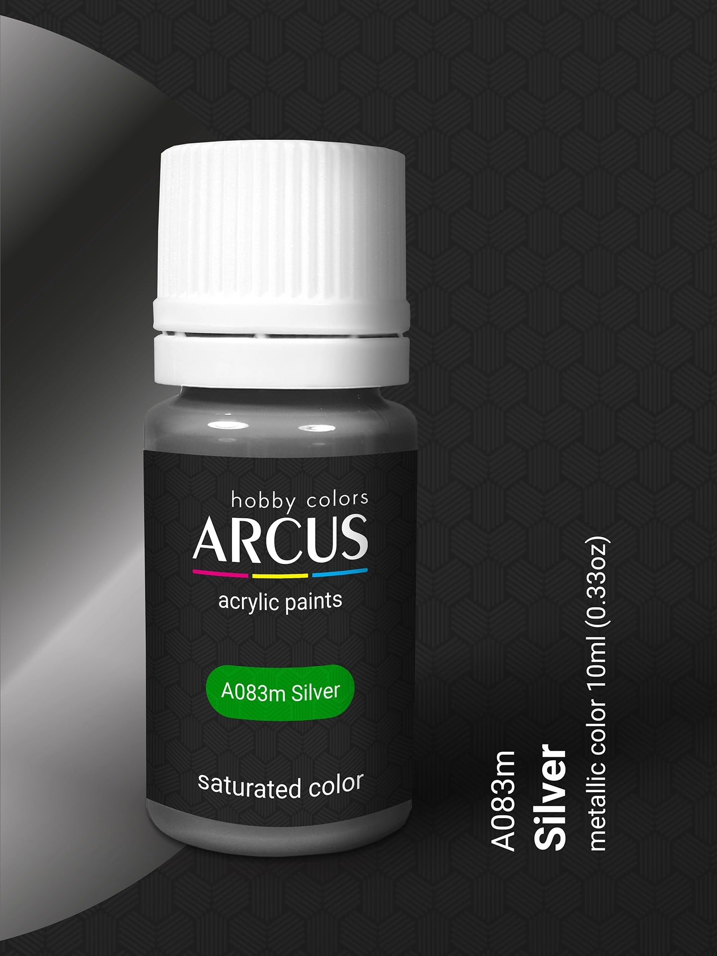 Arcus 083 Silver acrylic metallic