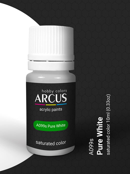 Arcus 099 pure white acrylic 