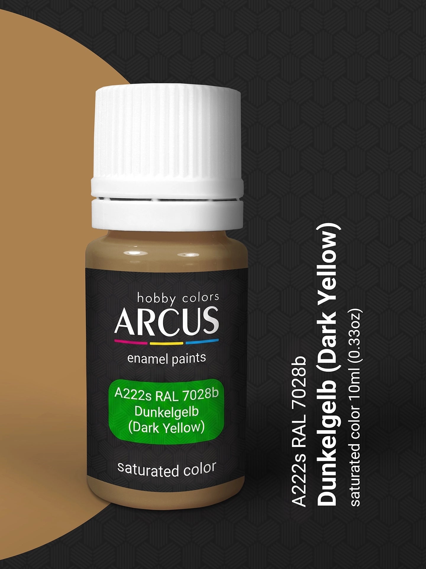 Arcus 222 dark yellow acrylic