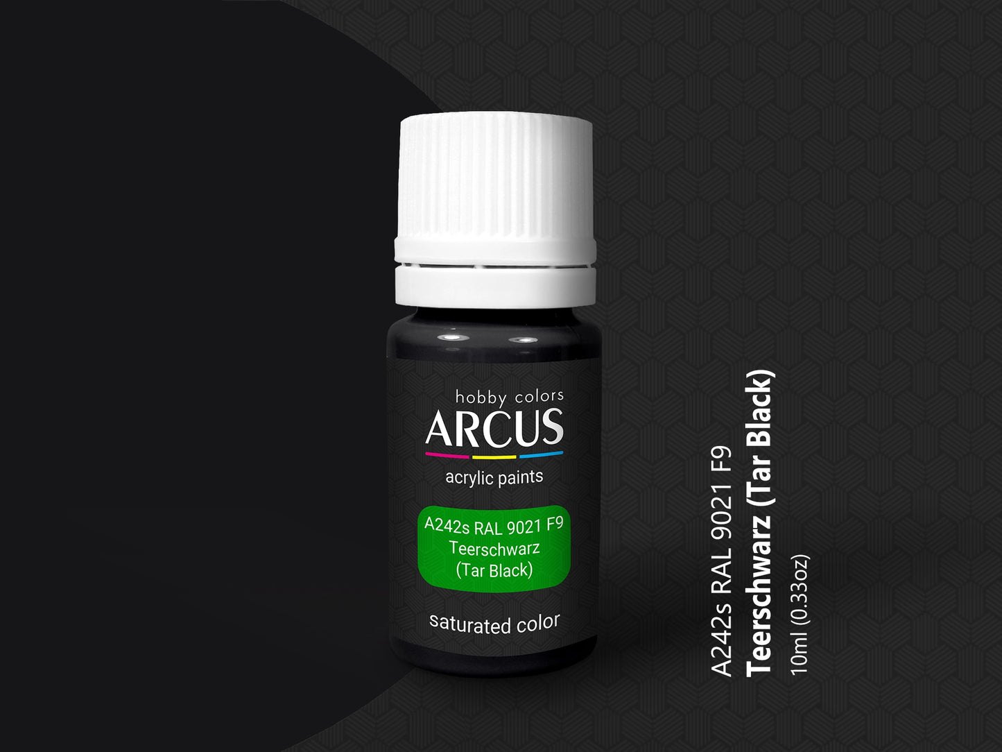 Arcus 242 tar black acrylic