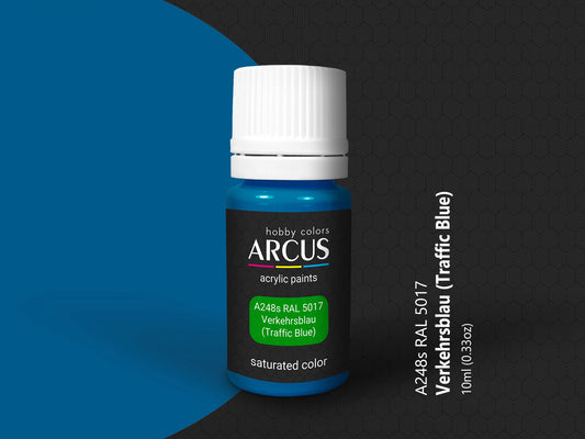Arcus 248 traffic blue acrylic