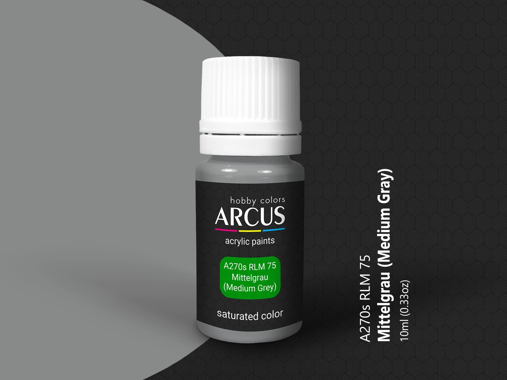 Arcus 270 medium gray acrylic