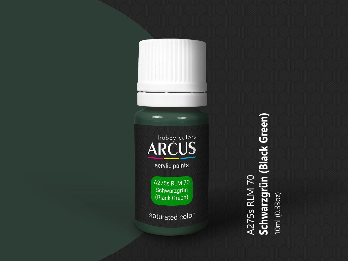 Arcus 275 black green acrylic