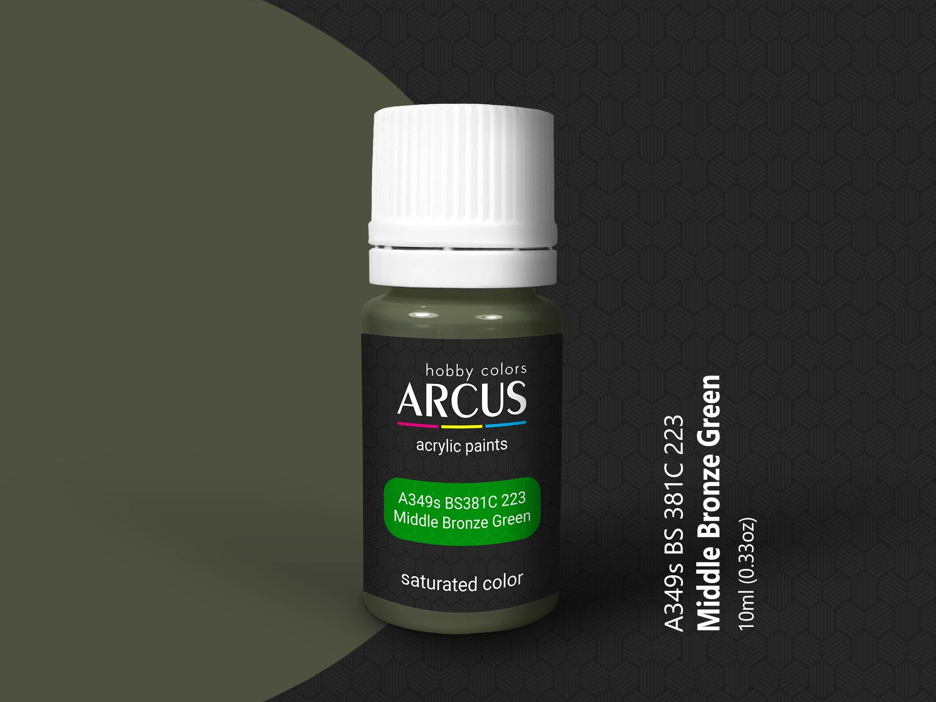 Arcus 349 middle bronze green acrylic