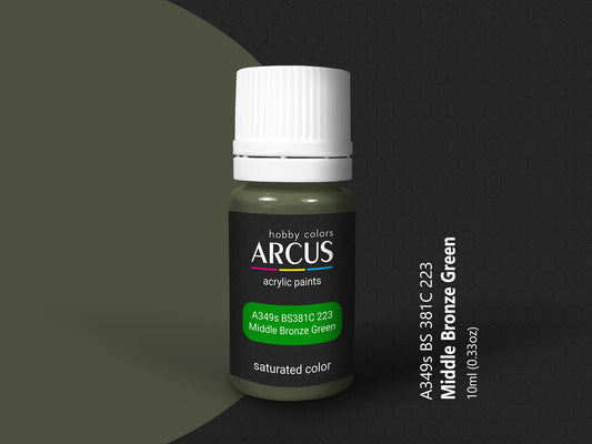 Arcus 349 middle bronze green acrylic