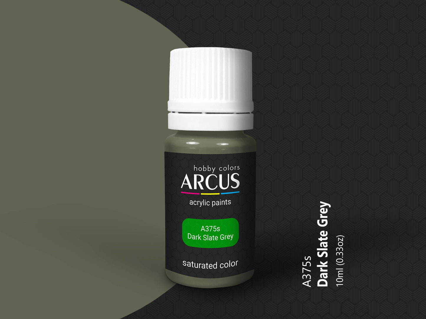 Arcus 375 dark slate grey acrylic
