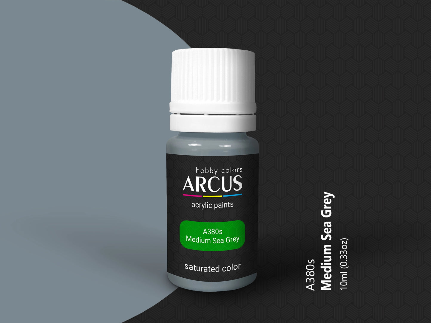 Arcus 380 medium sea grey acrylic