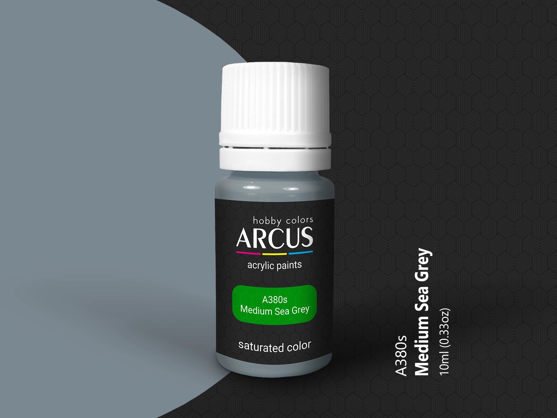 Arcus 380 medium sea grey acrylic
