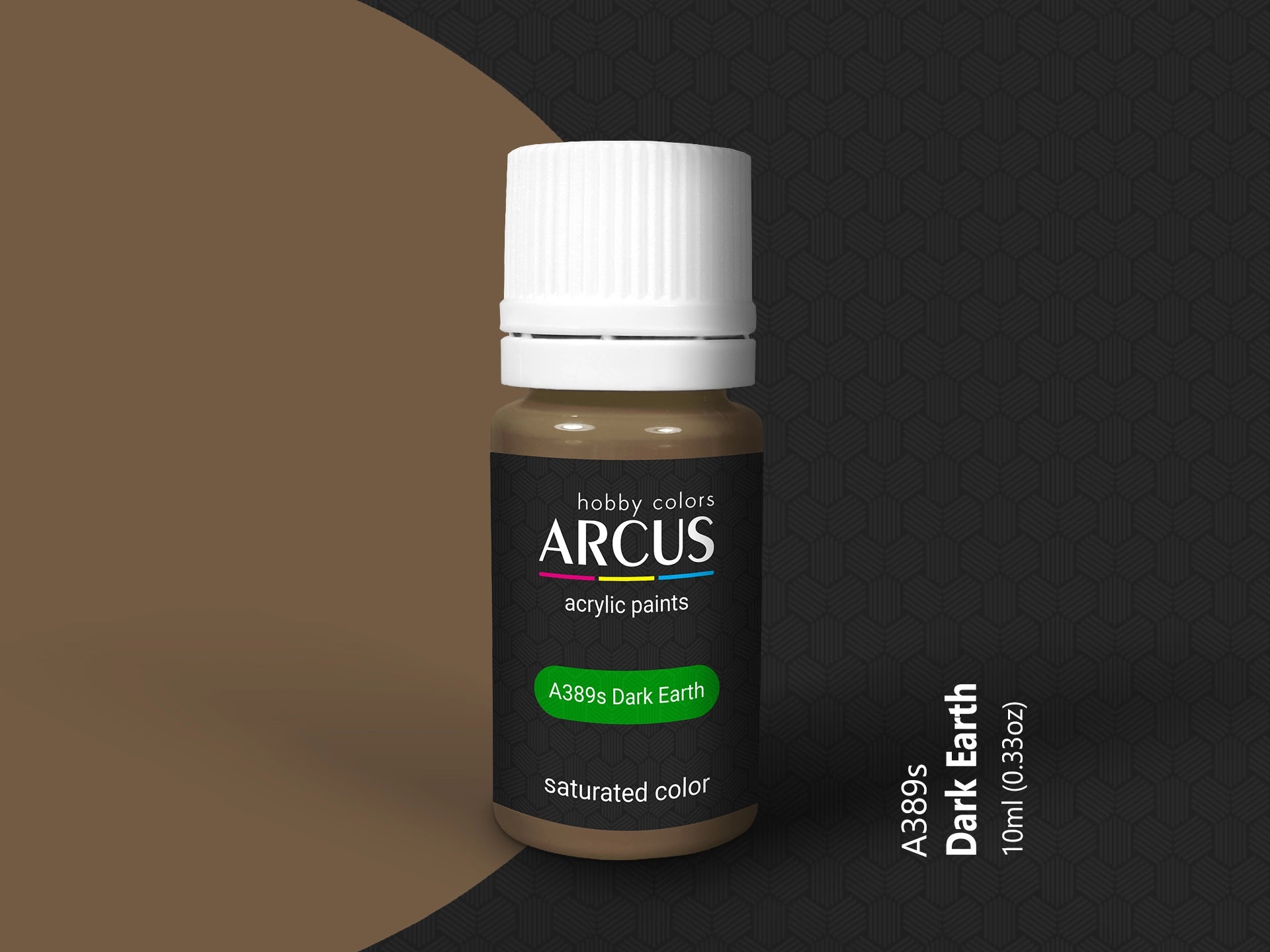 Arcus 389 dark earth acrylic