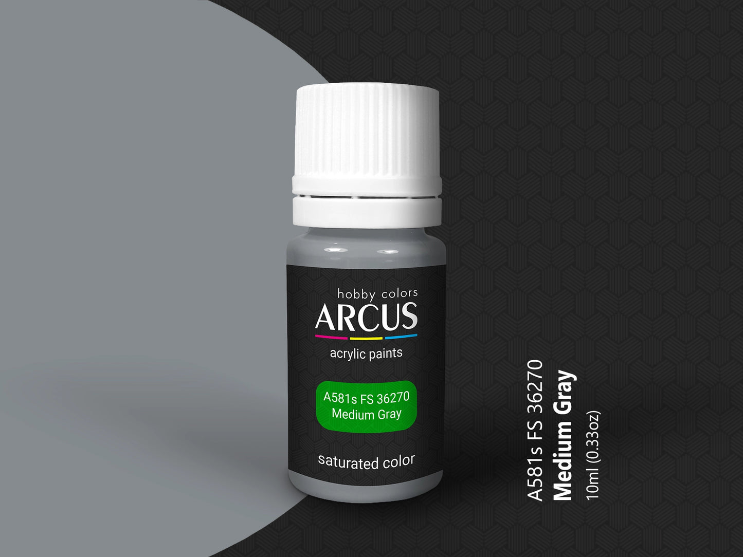 Arcus 581 medium gray acrylic