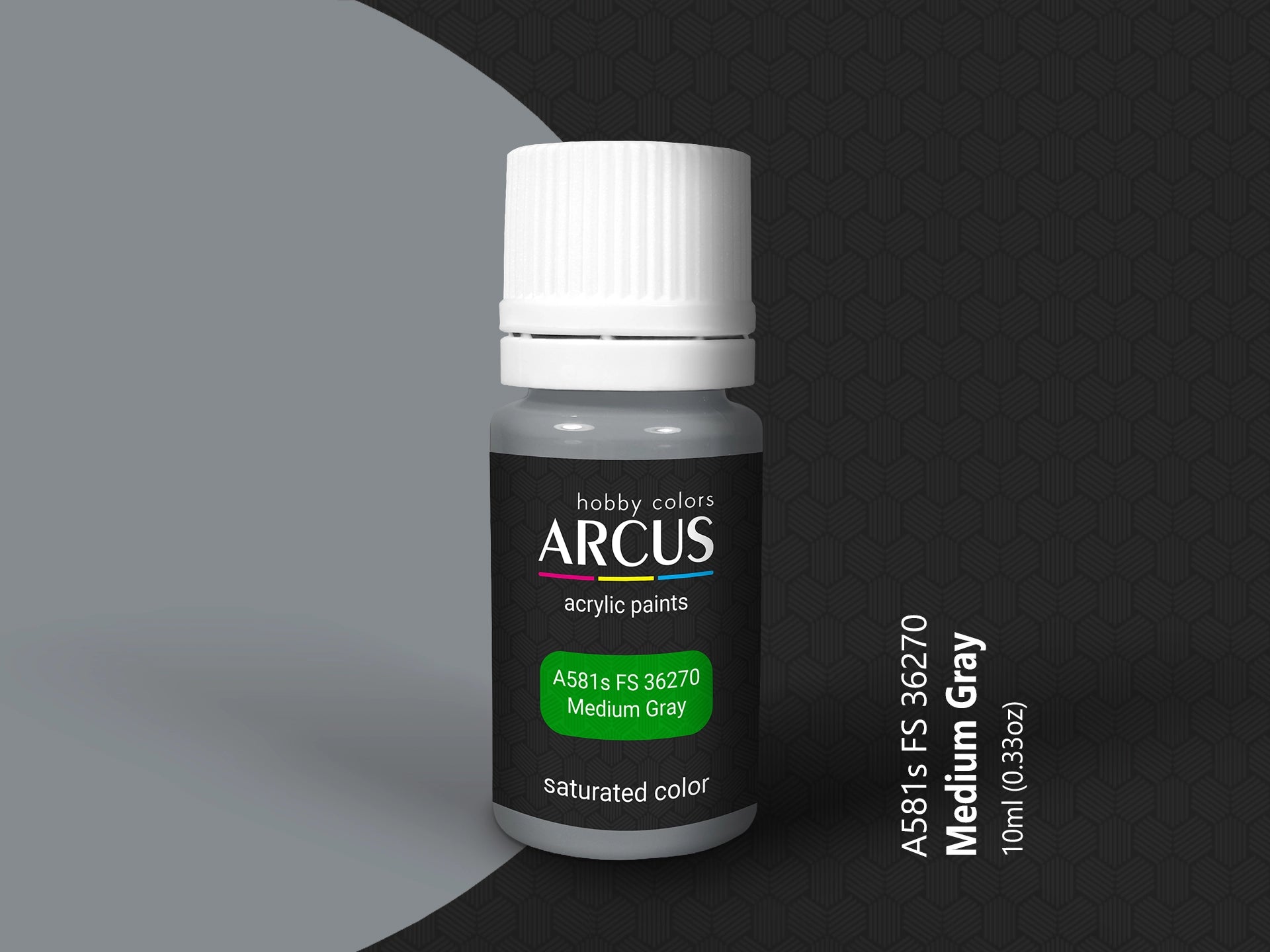 Arcus 581 medium gray acrylic