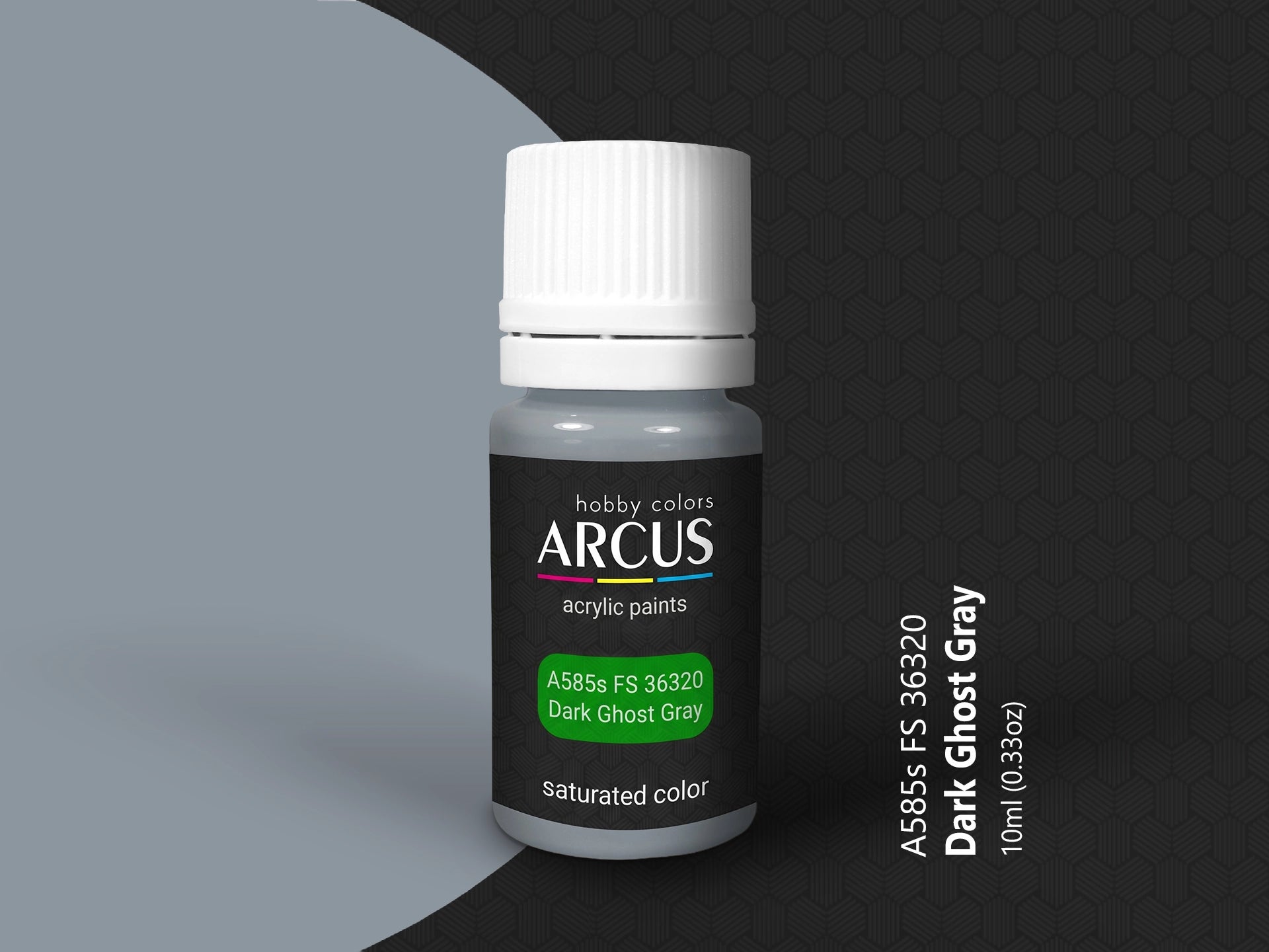 Arcus 585 dark ghost gray acrylic