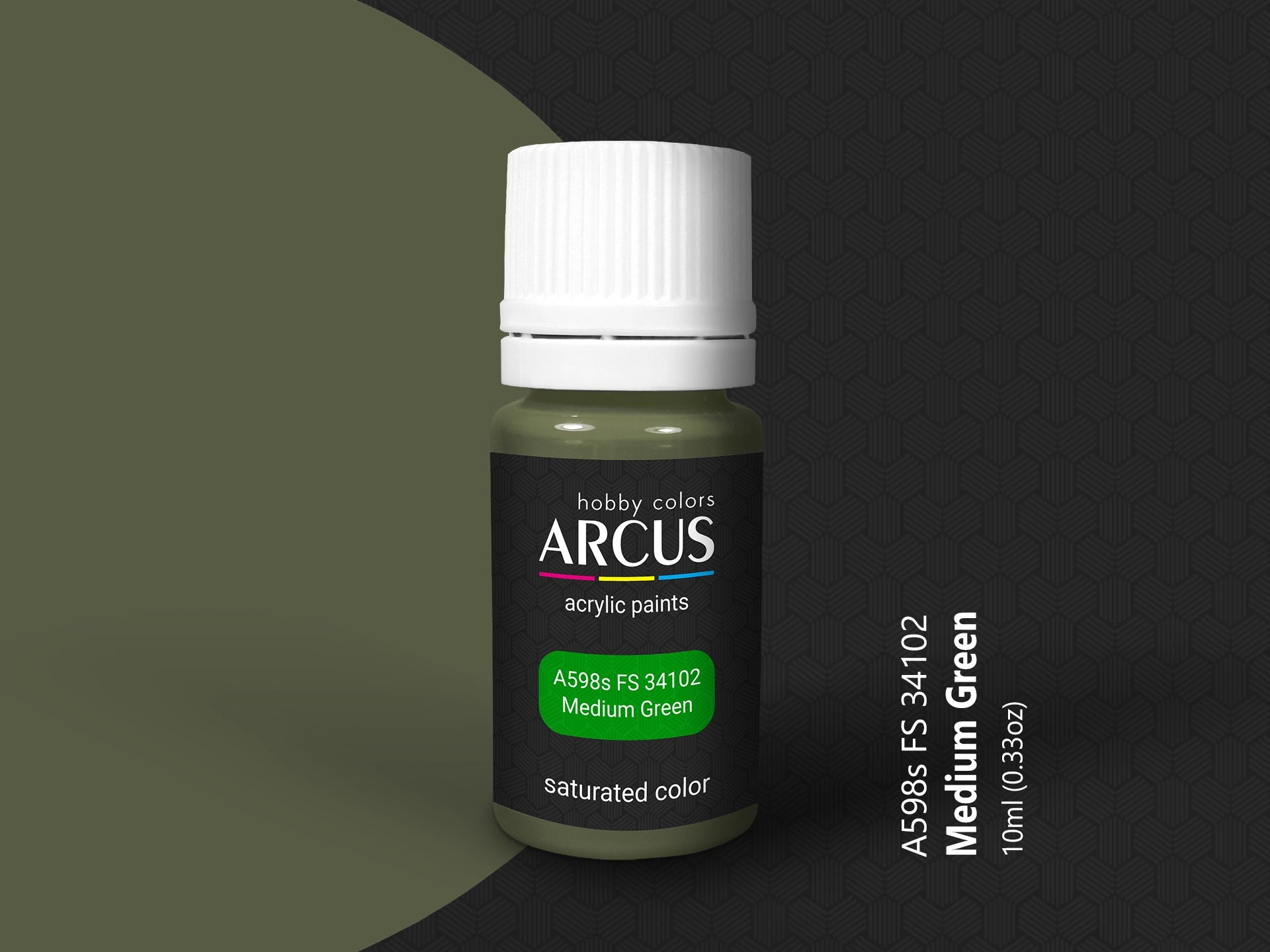 Arcus 598 Medium Green acrylic