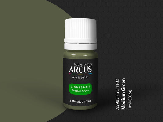 Arcus 598 Medium Green acrylic