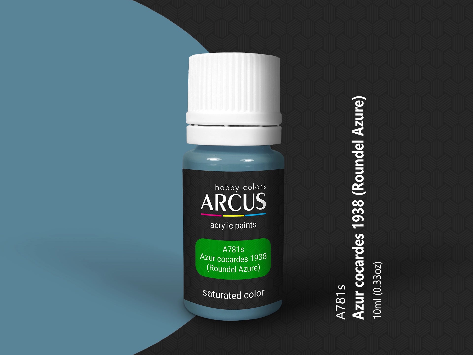 Arcus 781 roundel azure acrylic