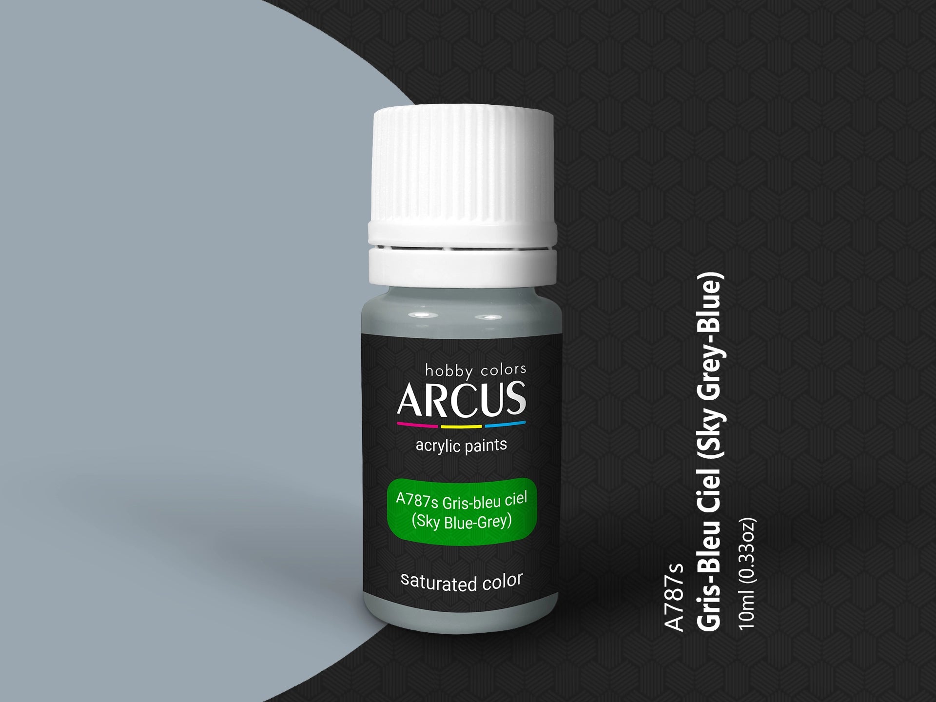 Arcus 787 sky blue grey acrylic