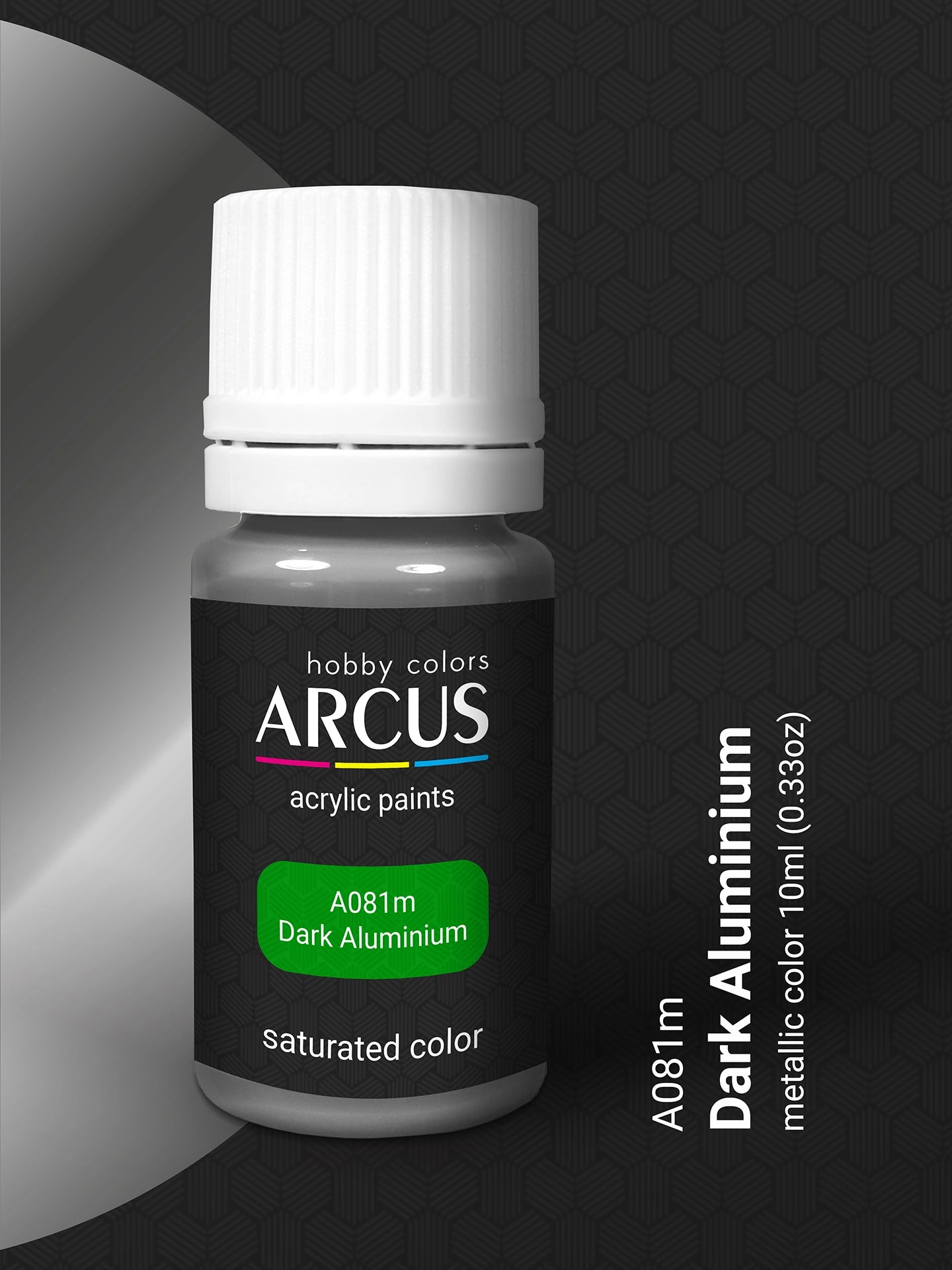 Arcus 081 Dark Aluminium acryli metallic