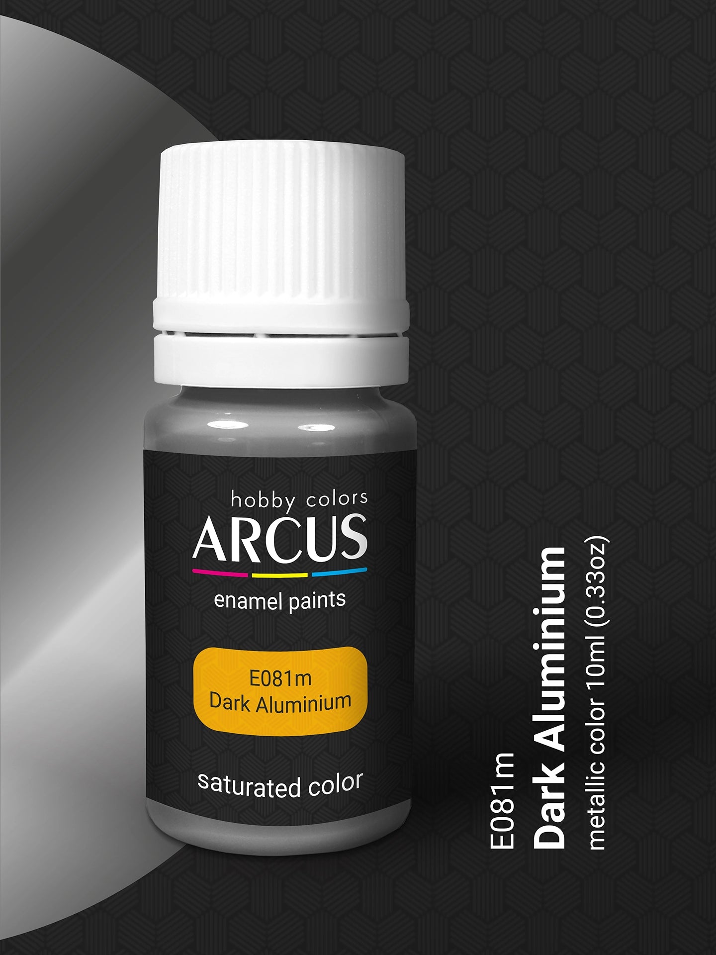 Arcus 081 Dark Aluminium enamel metallic