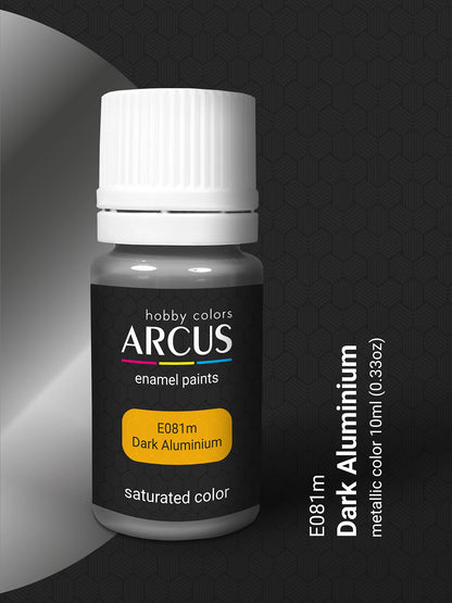 Arcus 081 Dark Aluminium enamel metallic