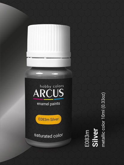 Arcus 083 Silver enamel metallic