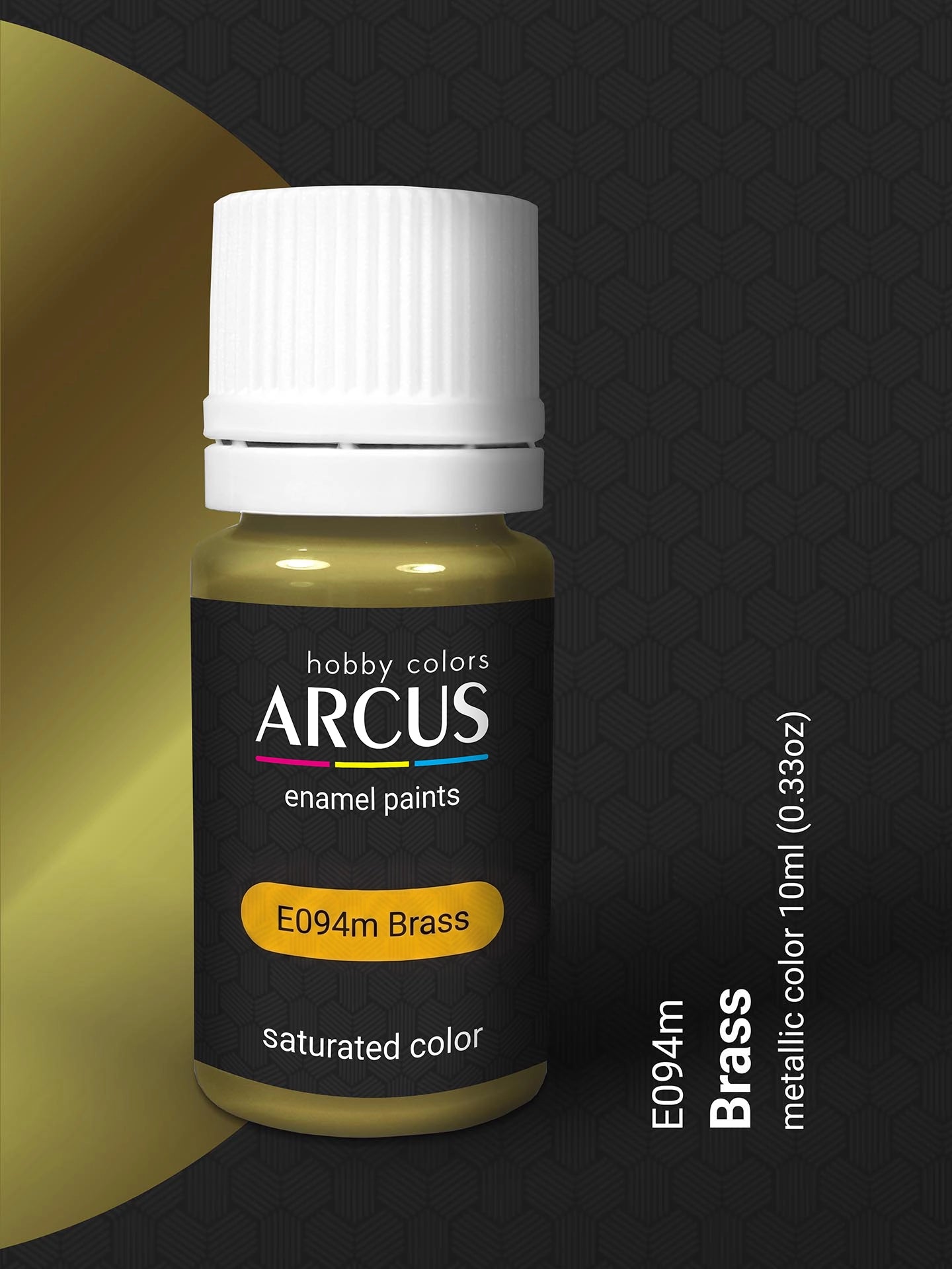 Arcus 094 brass enamel metallic