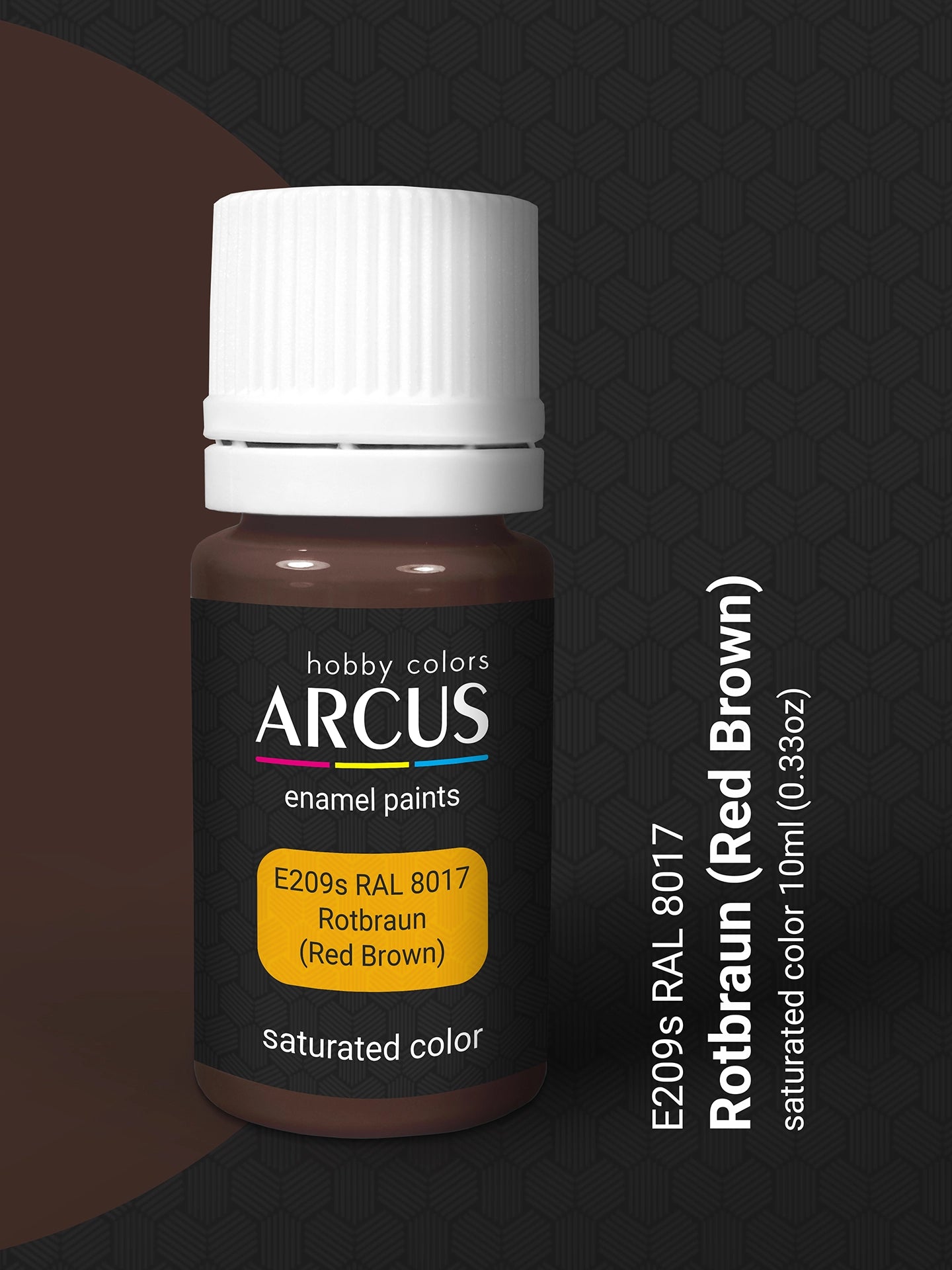 Arcus 209 red brown enamel