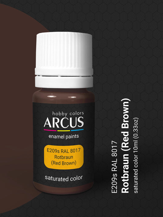 Arcus 209 red brown enamel