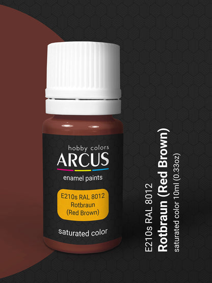 Arcus 210 red brown enamel