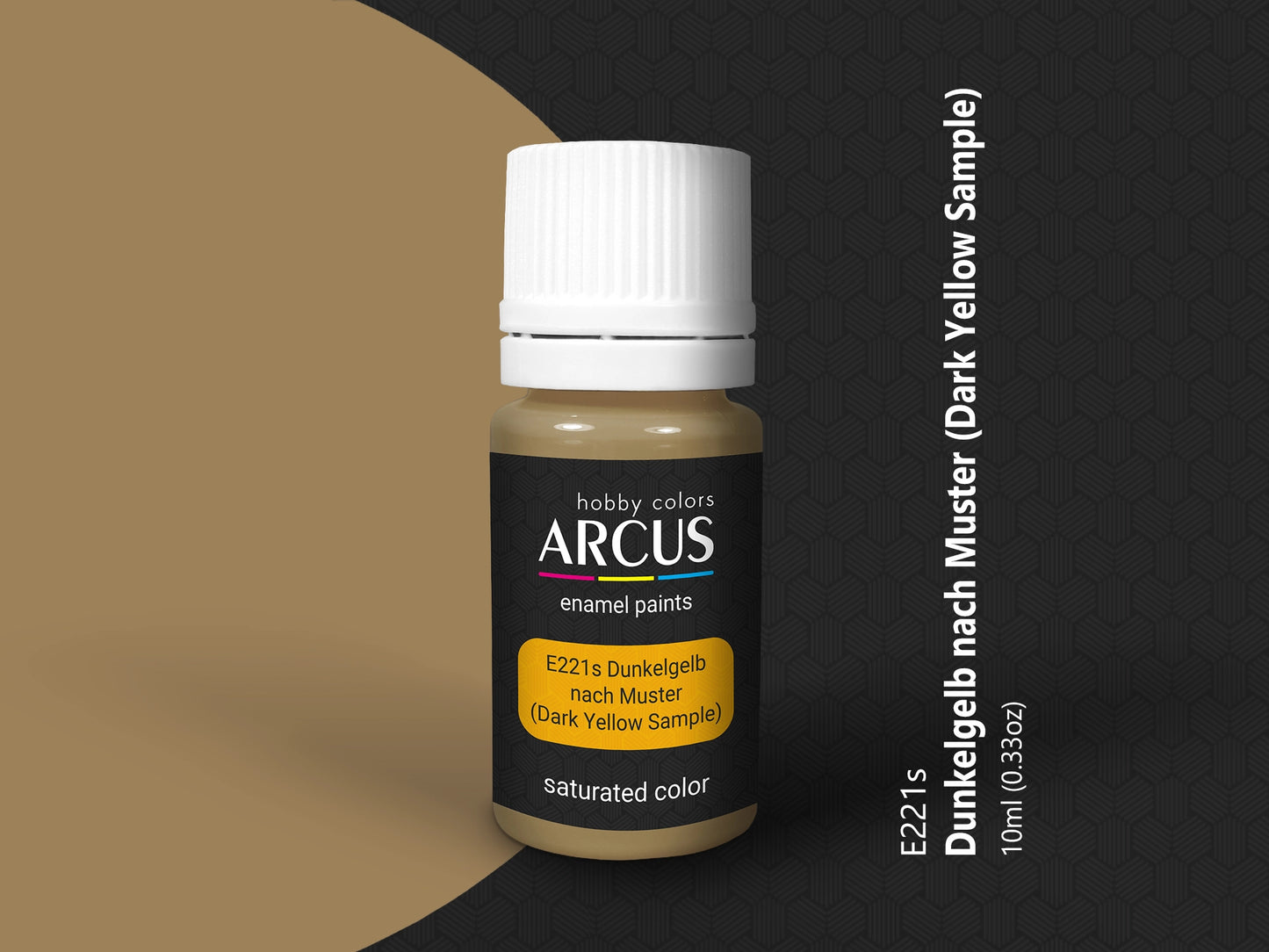 Arcus 221 dark yellow enamel