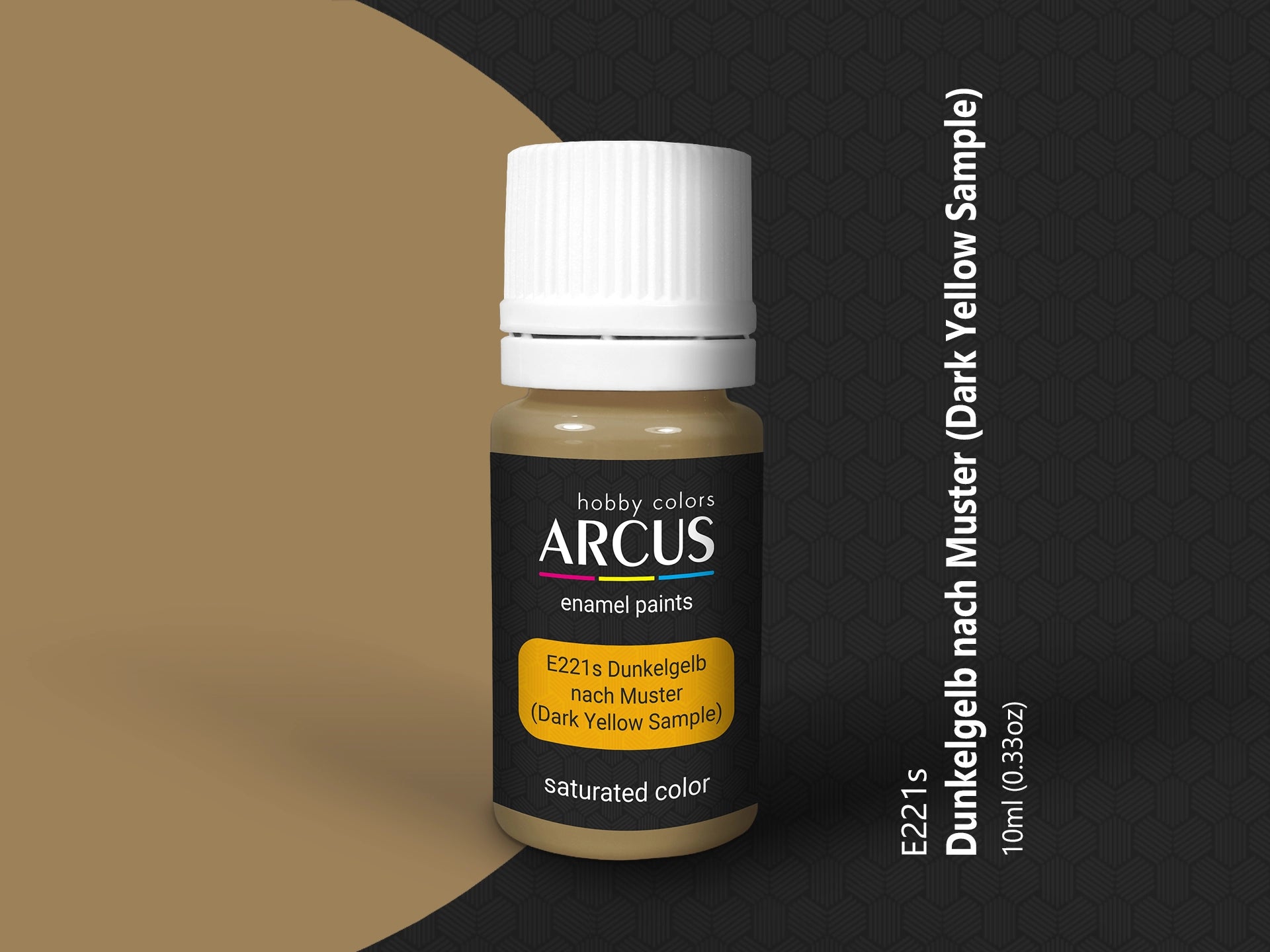 Arcus 221 dark yellow enamel