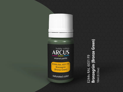 Arcus 244 bronze green enamel