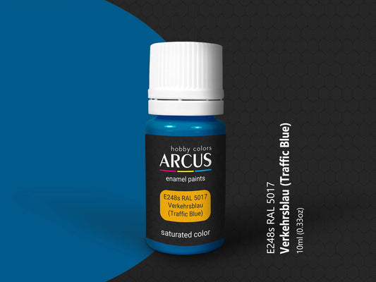 Arcus 248 traffic blue enamel