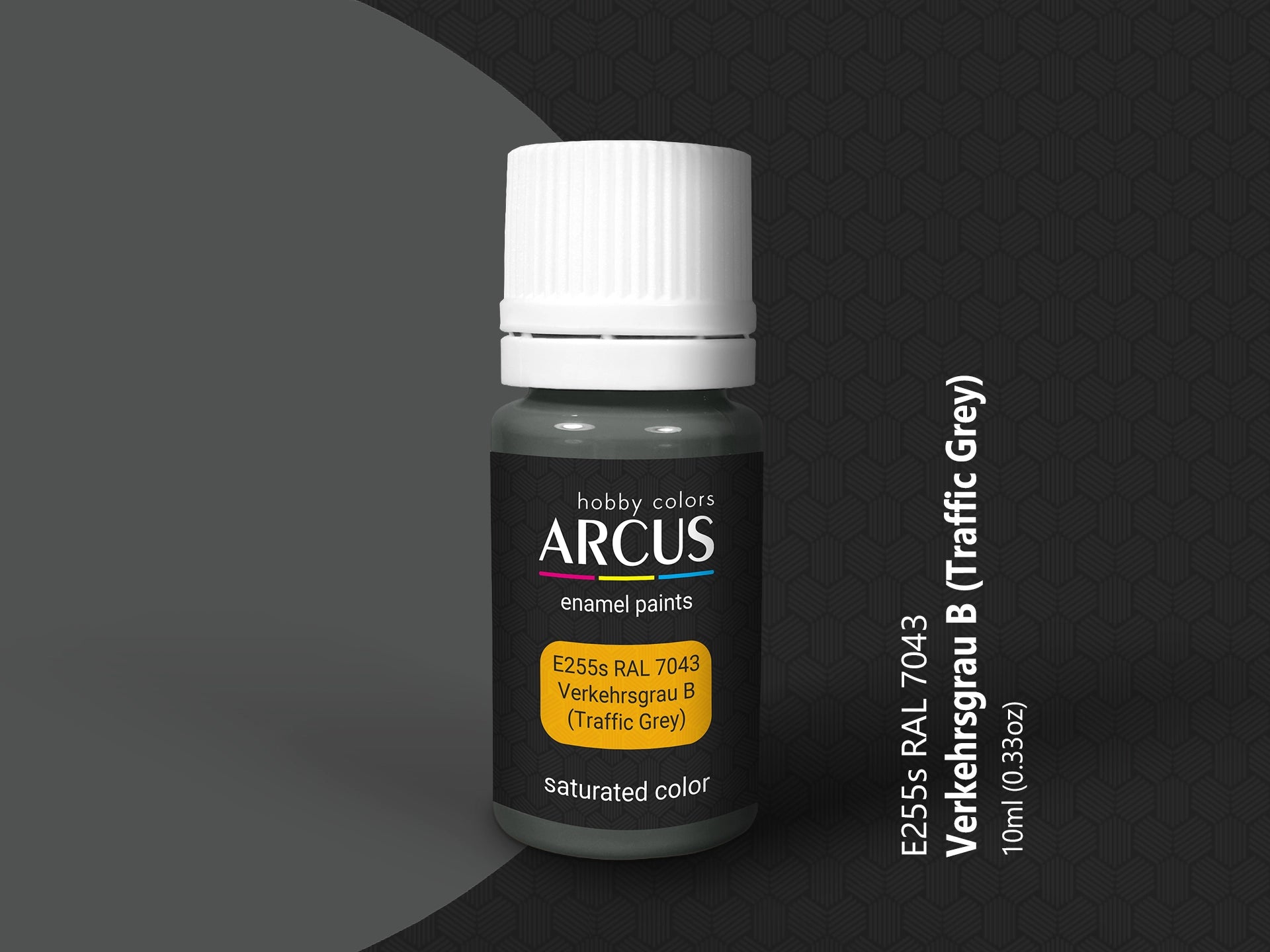Arcus 255 traffic grey enamel