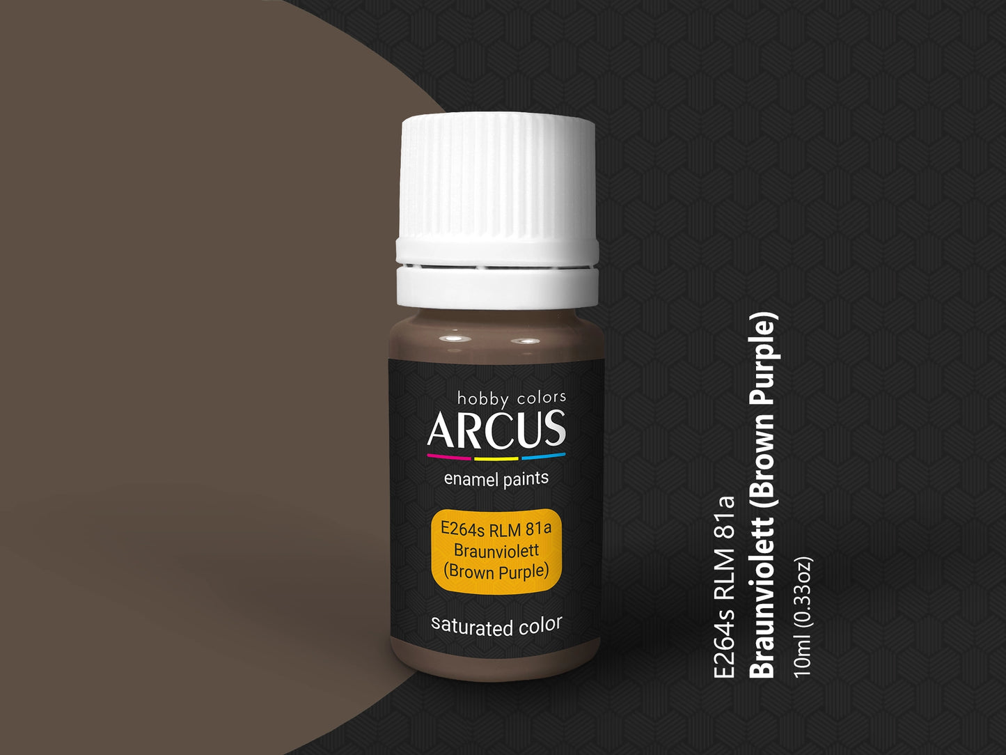 Arcus 264 brown purple enamel