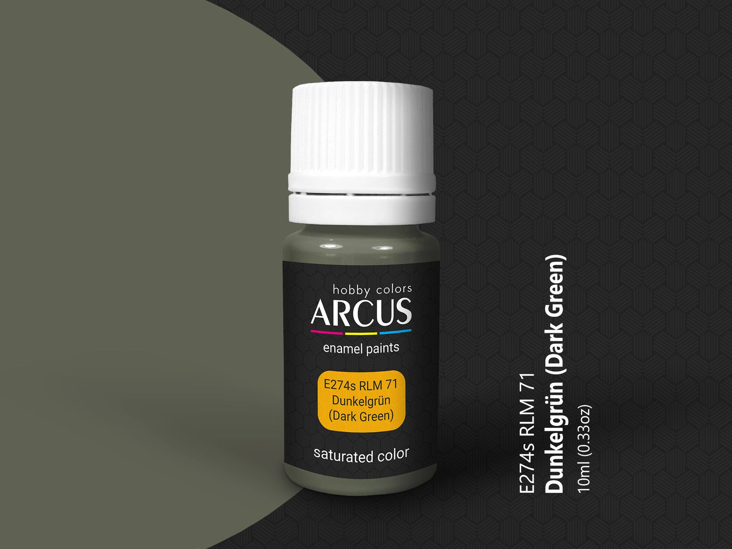 Arcus 274 dark green enamel