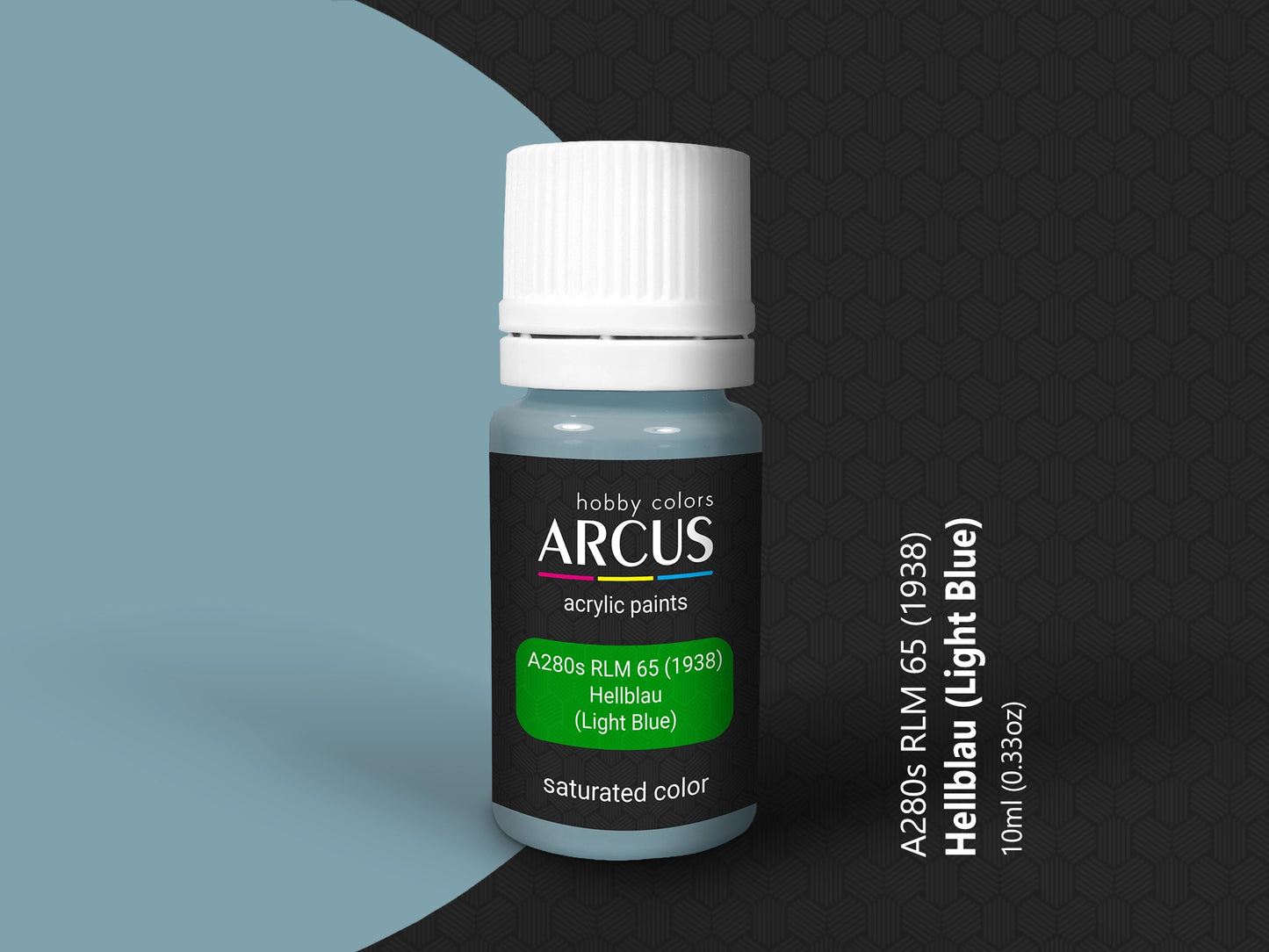 Arcus 280 light blue acrylc
